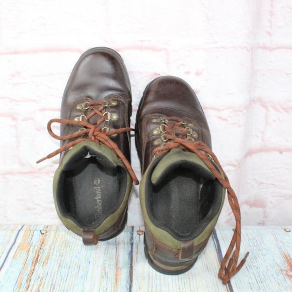 Timberland Euro Hiker Low Gaucho Brown Lace Up Walking Hiking Boots US 10 - Picture 6 of 9